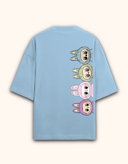 Labubu x No Name Blue T-Shirt