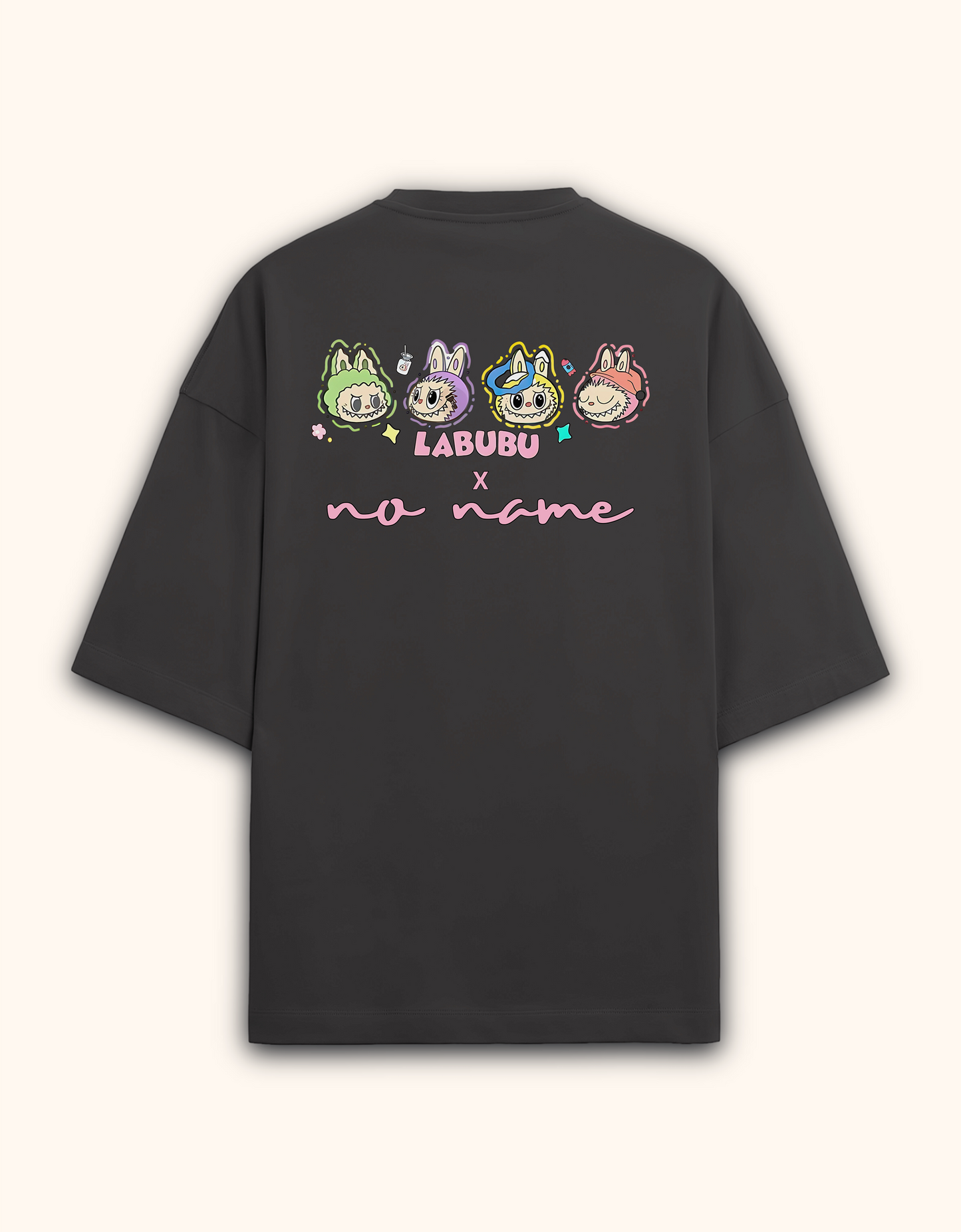 Labubu x No Name Black T-Shirt